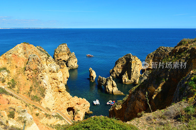 Ponta da Piedade，风景优美的岩层――葡萄牙阿尔加维